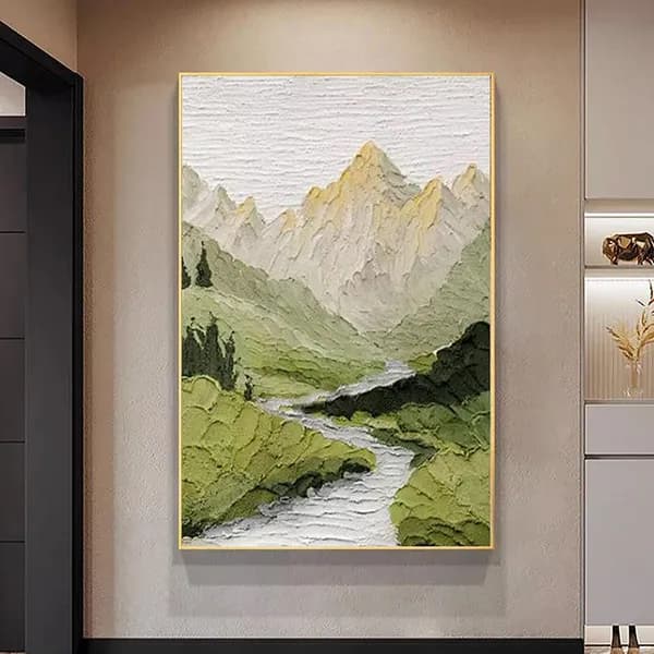 Abstract Landscape Oil Painting