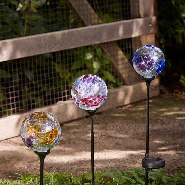 Blown Glass Garden Orbs