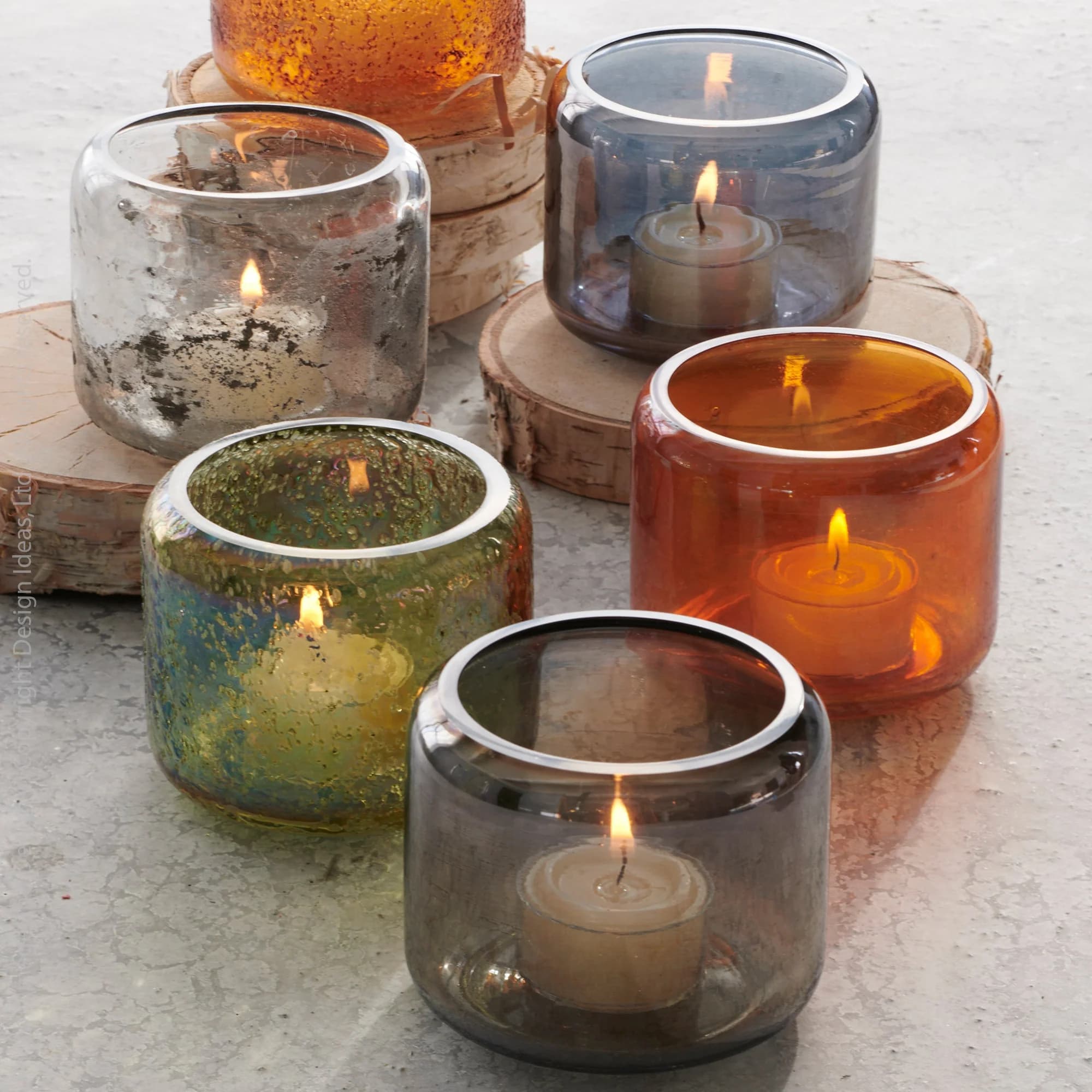 Glass Tea Light Holders