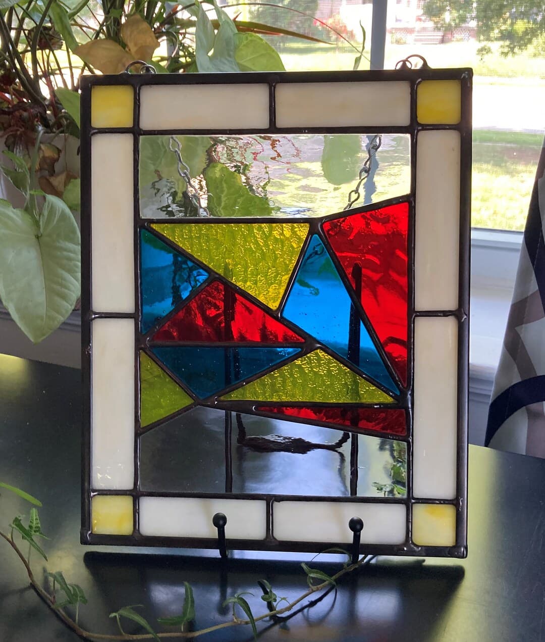 Stained Glass Window Panel