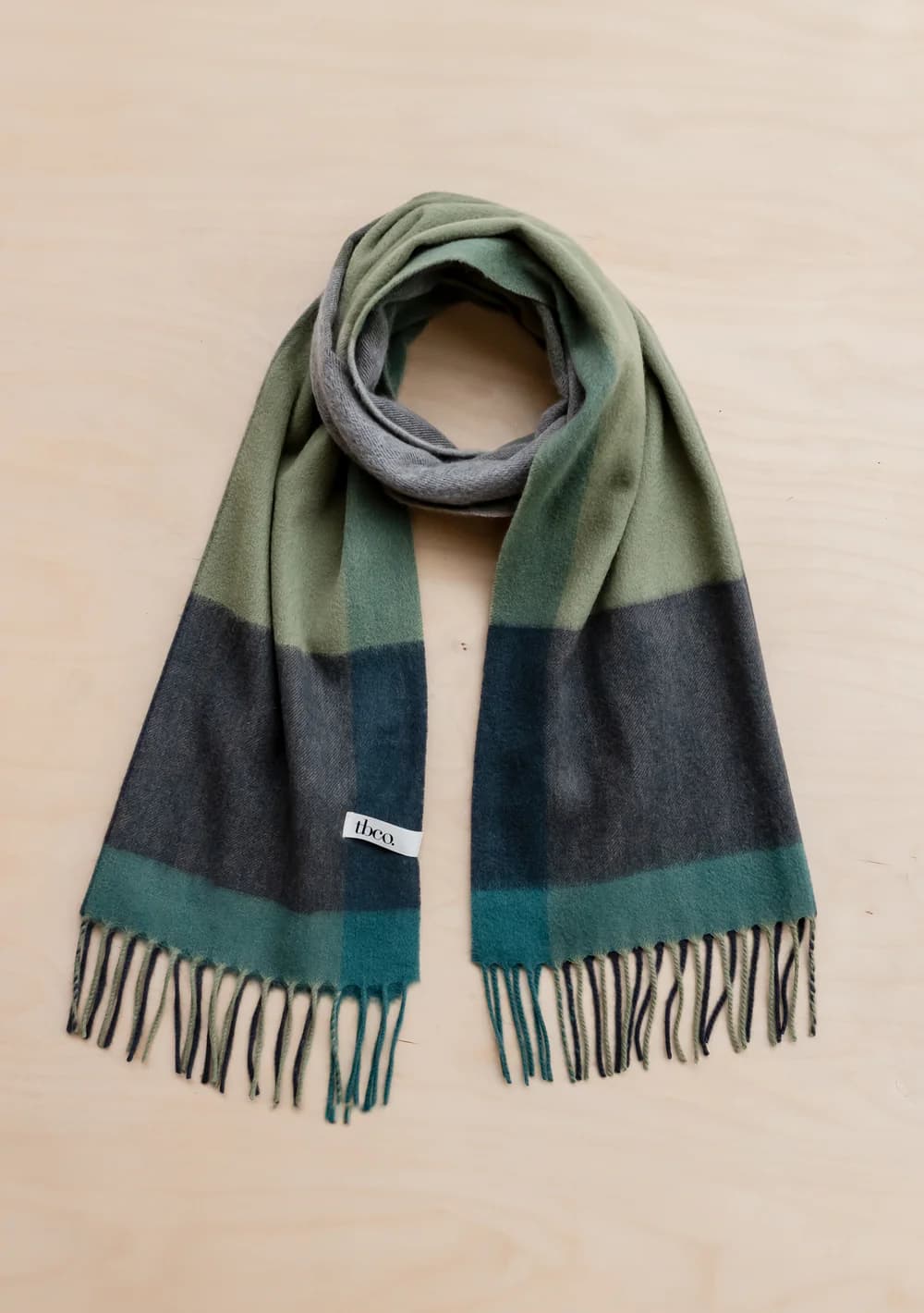 Wool Scarf green